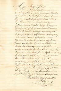 Naschrift op testament dd 18aug1848 van Pieter Maas Czn (1850-10-15)